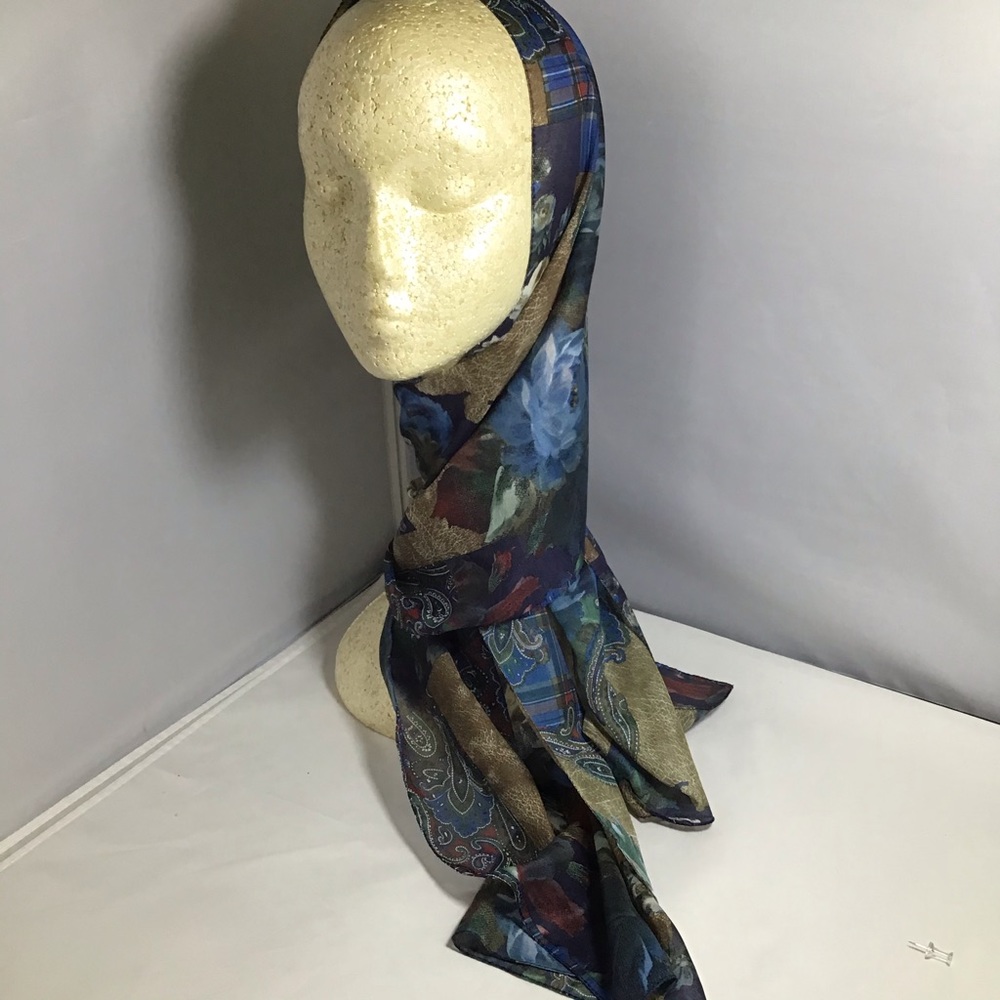 Silk. Shawl scarf